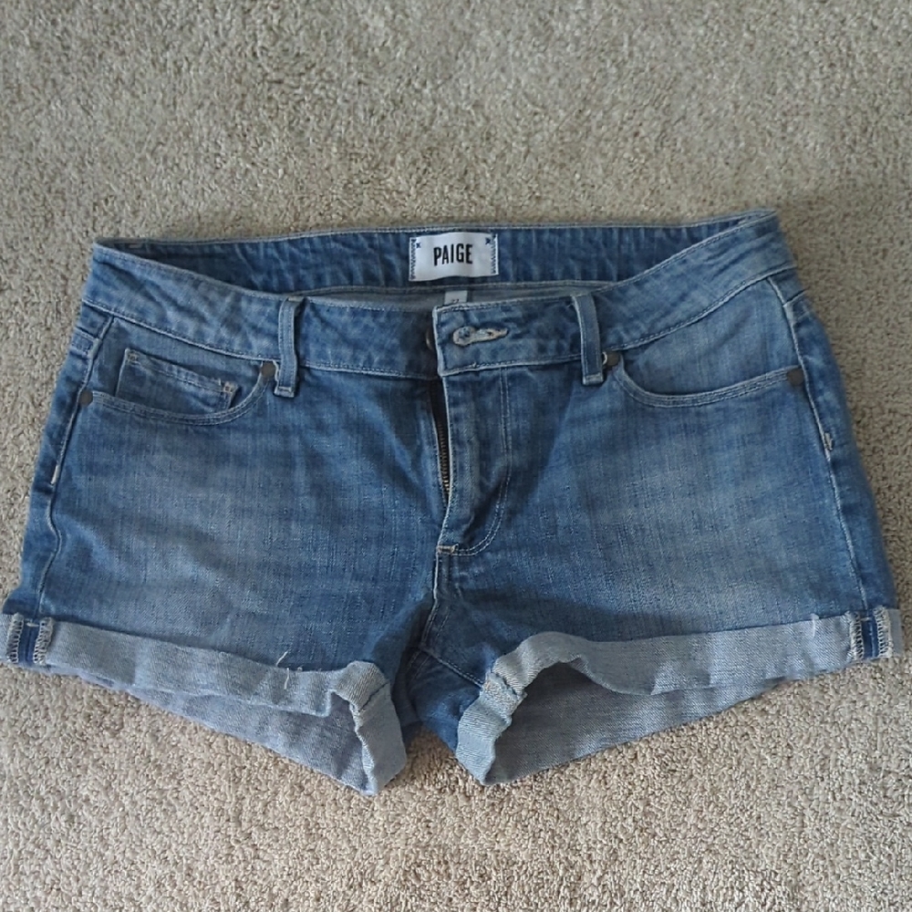 Paige Women's Blue Denim Shorts